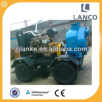 China Sewage 8 Inch Farm Irrigation Perkins Engine Mobile Diesel Water Pump for sale