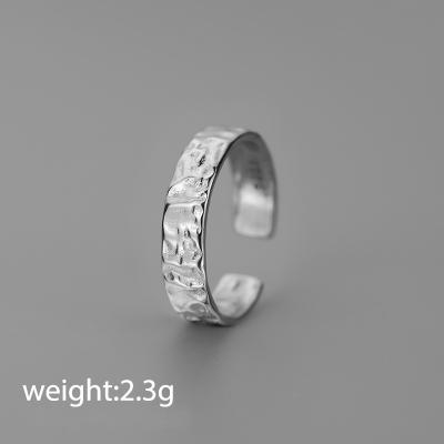 China FASHIONABLE Design Personality Design Vintage Anillo CHENGYI Jewelry S925 Silver Open Adjustable Rings For Women And Men Ring for sale