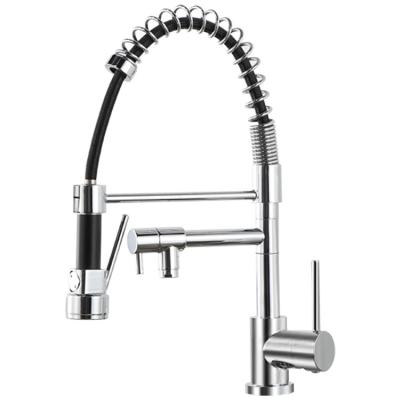 China Hot Selling Brass Metered Faucets Pull Down Kitchen Faucet In China for sale