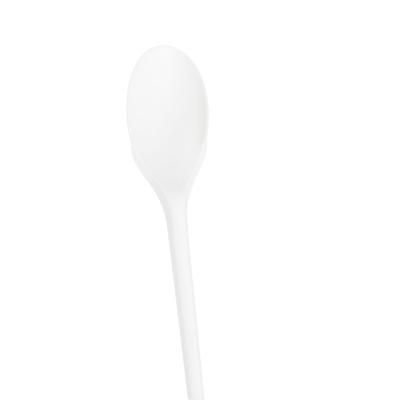 China 100% Sustainable Compostable Disposable Eco-Friendly PLA Cutlery Spoon Compostable Biodegradable Cutlery for sale