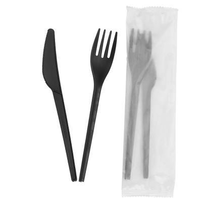 China Quanhua OEM ODM PLA Plastic Disposable Spoon Free Disposable Travel Cornstarch Cutlery Biodegradable Cutlery for sale