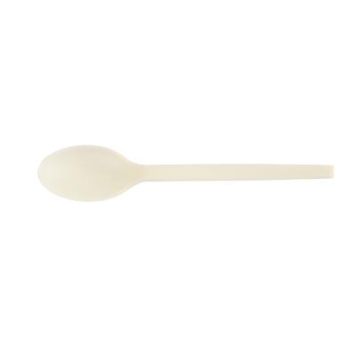 China Quanhua Disposable Nature BPI Individually Wrapped PSM Fork And Spoon Set Cornstarch Disposable Cutlery for sale