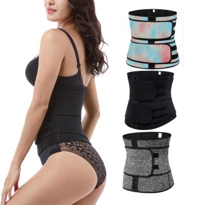 China Wholesale Antibacterial Adjustable Waist Trimmer Waist Trainer Corset Waist Trainer Beads Sweat Belt for sale