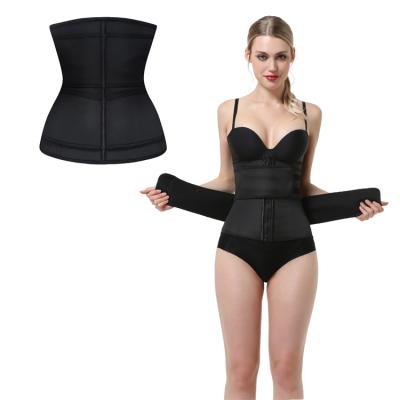 China Antibacterial hot sale long torso waist trainer latex waist trainer latex waist cincher training corsets for sale