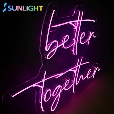 China Free Design Eco-friendly NO MOQ Leuchtschrift Sunlight Sign Custom Neon Sign Led Acrylic Custom Lights for sale