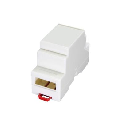 China Industrial Electric Cotroller Housing ABS Plastic Din Rail Electrical Box For PCB Power Supply Module for sale