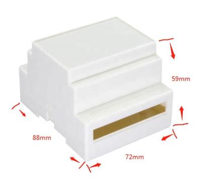 China China Electric Factory Industry Fence Controller Module Plastic Din Rail Box For Industrial for sale