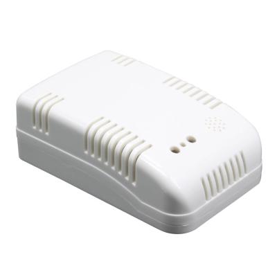 China Electronic Manufacturer Custom Mold Injection Box Processing OEM Small ABS Plastic Security Alarm Detector Housing Gas Sensor Box Enclosure for sale