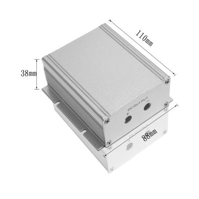 China Custom Aluminum Extruded Wall Mount Electronic Aluminum Alloy 38*88mm PCB Aluminum Alloy Box Housing Enclosure for sale