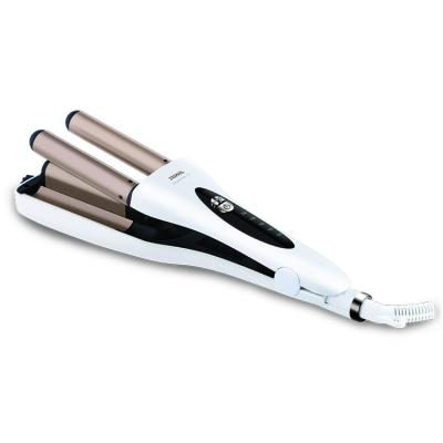 China New Arrival Adjustable Temperature Control Curl And Ion Function New Arrival Adjustable Hair Crimper Professional Hair Styling Wave Curl for sale