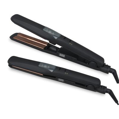 China Professional Auto Rotating Hair Curling Iron Steam Hair Salon Dedicated MCH Heating Spray Titanium Hair Straightener for sale