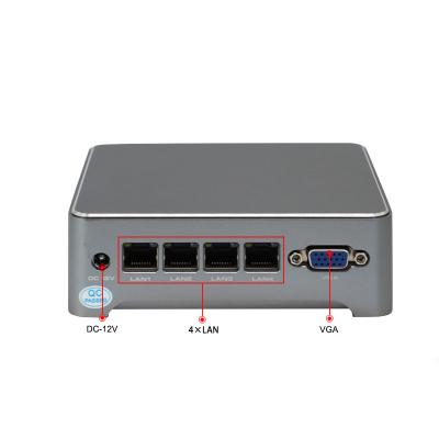 China firewall mini pc 4 ethernet ports J1900 Firewall 4LAN Fanless MINI PC VPN hardware firewall ZSMNJ19-4LAN for sale