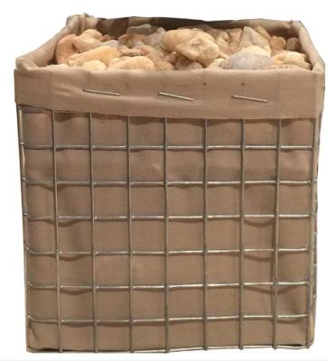 China 2x1x1m Pvc Gabion Box Stone Heavy galvanizado soldado con autógena en venta