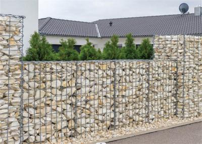 China 2x1x1Metro 2,5 mm de alambre soldado de Gabion Cesta de contención de la pared en venta