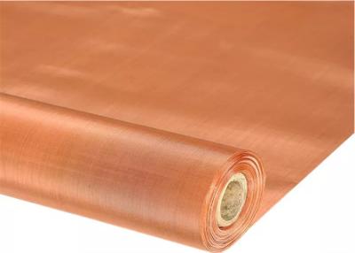 China Rf Shielding 99.99% Pure Red  Emf Copper Mesh fine copper mesh roll non rusting zu verkaufen