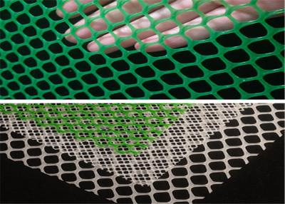 China 0.6cm Aperture Green Polypropylene Plastic Mesh Roll for sale