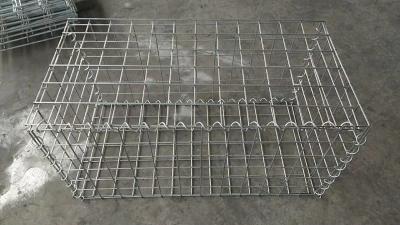 China 2.5mm-6.0mm geschweißte Stifte und Versteifung Gabions-Kasten Gabion Mesh Cage With Spirals Locking zu verkaufen