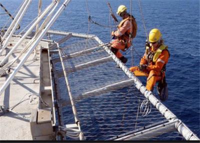 China Red del perímetro de la red de seguridad del helipuerto de la seguridad del alto grado con la superficie antioxidante en venta