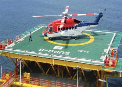 China Plataforma del avión de redes de aterrizaje del helipuerto del agujero del diamante que pesca la estructura durable en venta