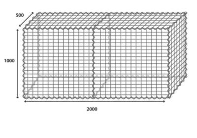 China Ajardinando la inmersión caliente soldada con autógena decorativa residencial de la cesta de Gabion galvanizó en venta