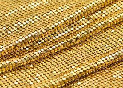 China Goldene flache 2,5 m dekorative Stahlgitter-Metallpailletten zu verkaufen