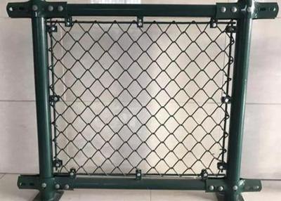 Cina spessore di 4mm recinto Pvc Coated Diamond Wire Mesh del ciclone di verde di 4 Ft in vendita