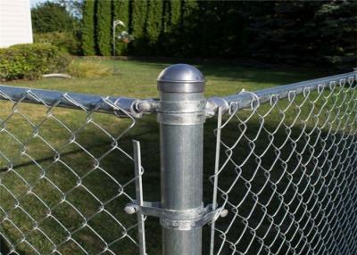 China 6 Foot Chain Link Wire Mesh Fence Hot Dipped Galvanized For Farm for sale