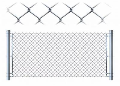 Cina recinto d'acciaio Diamond Wire Mesh del collegamento a catena galvanizzato foro di 60*60mm 7 Ft in vendita