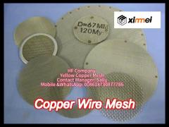 50mm 100mm malleable yellow copper mesh tape brass mesh screen