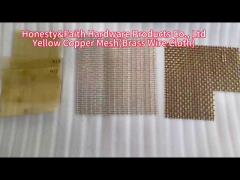 Yellow Copper Mesh/Brass wire mesh