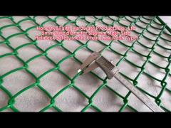 5mm Wire diameter Green PVC Coated Helideck Safety Net for safety protection