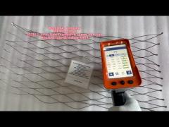 Export Austria SS316 Material 1.5mm Rope Diameter,50mm Hole Size Knotted Type Wire Rope Mesh