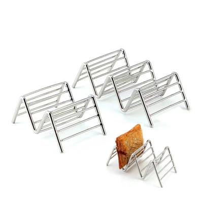 China Sustainable Taco Holder Wholesale Hot Sale Stainless Steel Taco Holder for sale