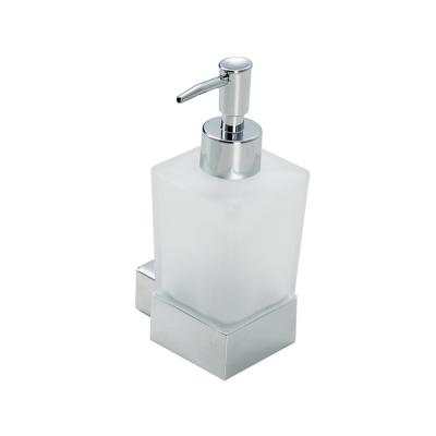 China Modern Top Selling Brass Silvery Hotel Soap Dispenser For Home for sale