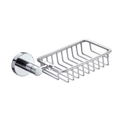 China Modern SUS 304 Stainless Steel Bathroom Accessories Chrome Soap Holder Basket for sale