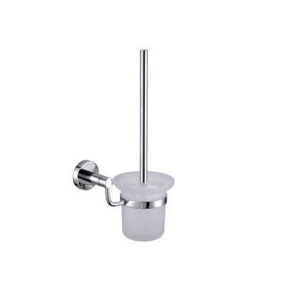 China Modern SUS 304 Chrome Stainless Steel Hygienic Toilet Brush Holders Modern for sale