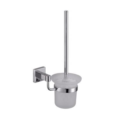 China Modern Durable Type Modern Style SUS 304 Chrome Stainless Steel Material Hygienic Toilet Brush Holder for sale