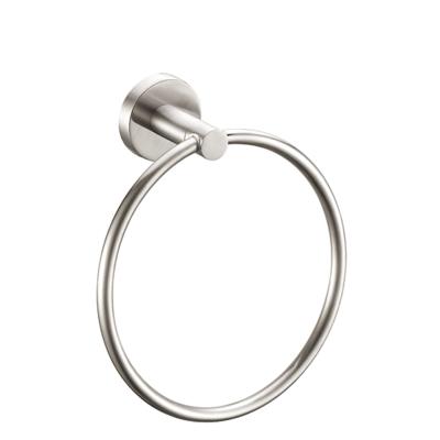 China Modern High Quality Wall Mounted Bathroom Towel Ring For Bathroom Gold Towel Ring for sale