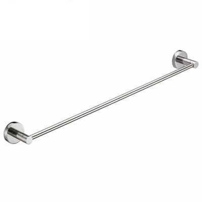 China Modern Wall Mounted Bathroom Accessories Stainless Steel Chrome Style Single Towel Rack for sale