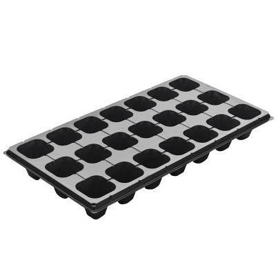 China Seed Planting 21 Cells Wholesale Plant Nursery Use Reusable Plastic Seed Grow Tray With Holes for sale