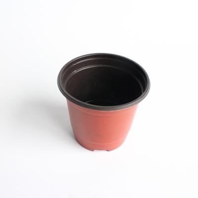 China Soft And Flexible 13cm Round Plastic Nursery Pot Seedling Pot for sale