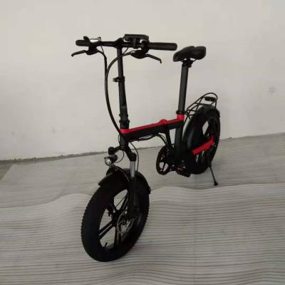 China Folded Aluminum Alloy Electric Bike 350W/36V Motor 9.6ah Lithium Battery In Tube 20