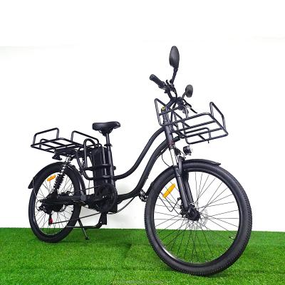 China Aluminum Alloy Wholesale 750W 48V Motor 15Ah Battery Cargo Delivery Electric Motor Bike Motorcycles Bike for sale