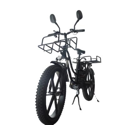 China Aluminum Alloy 1000w Motor 32ah Battery 48v Electric Bike Cargo Ebike Powerful Full Battery Suspension for sale