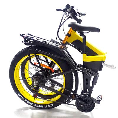 China Aluminum alloy 1000w 48v electric motor suspension 17.5Ah battery e bike hydraulic full 26 times for sale