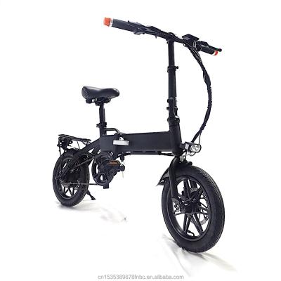 China 14inch Alloy 14inch Motor 8.7Ah Battery 250w 36v Motor 8.7Ah Battery Lowrider City Aluminum Mini Foldable Electric Bike for sale