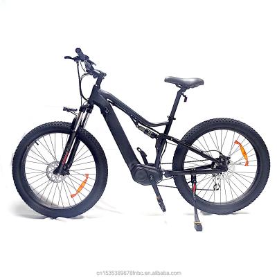 China Aluminum Alloy 27inch 10.5Ah Battery Fat Mid Drive Electric Bike 500w 48v Electric Mountain Bike for sale