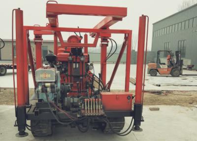 China Crawler Mounted Mobile Water Well Drilling Rig ,Borehole Drilling Machine for sale