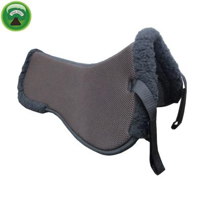 China Racing Horse PU Foam Non Slip Lined Saddle Pad For Horse for sale