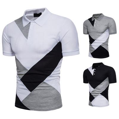 China Newest Style Anti-Wrinkle Wholesale Newest Style Mens Polo Shirts Short Sleeve Muscle T-shirts Summer Blouse Tops for sale